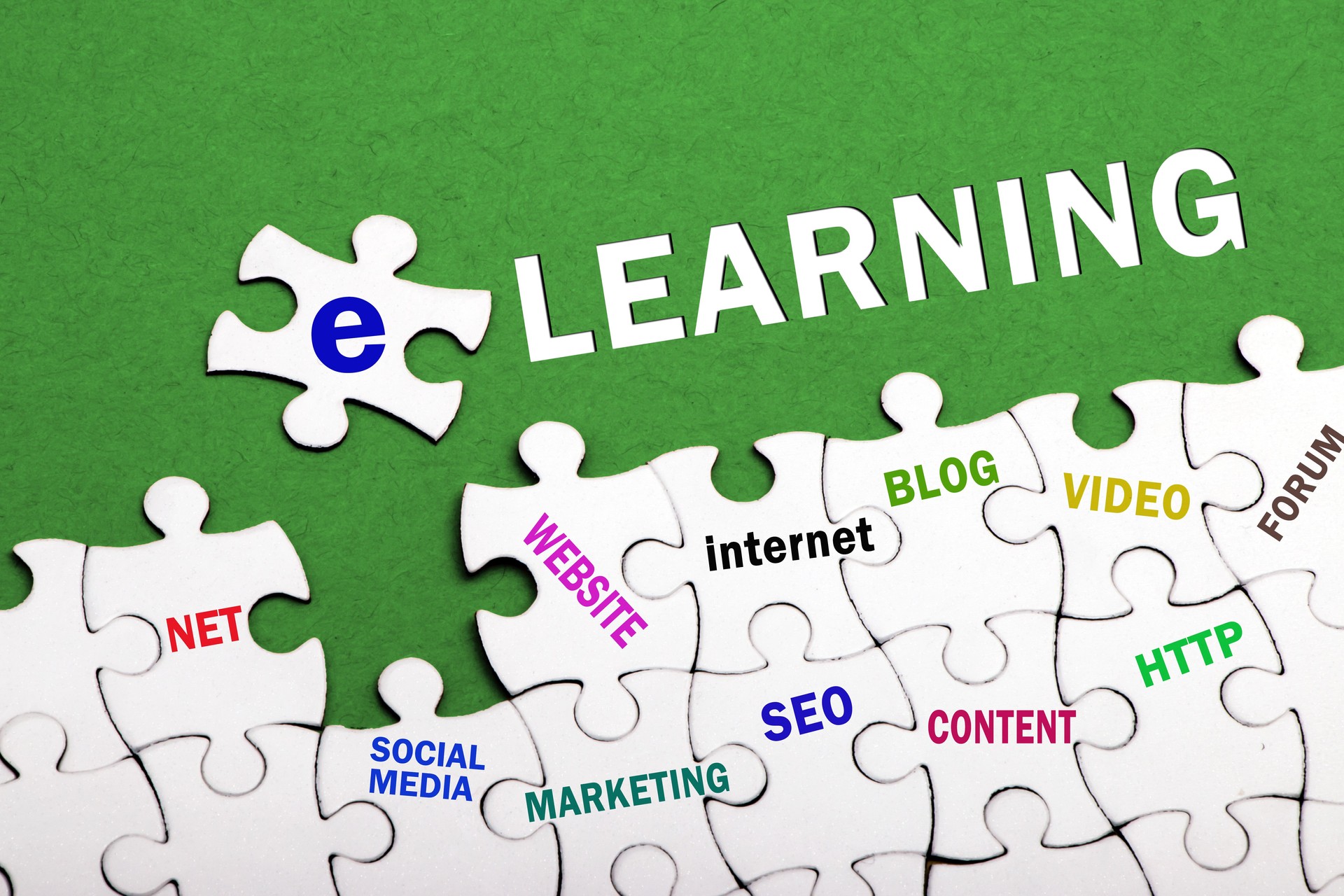 e-learning-Konzept.